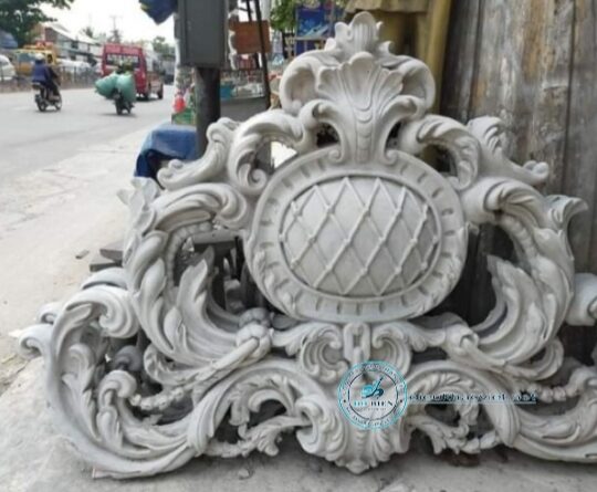 hoa văn xi măng trang trí mặt tiền