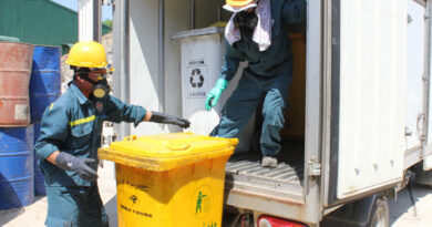 đơn giá xử lý chất thải nguy hại