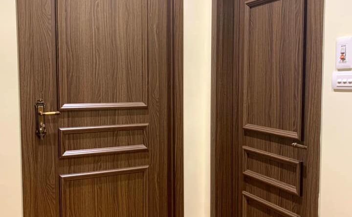 cửa nhựa giả gỗ cho phòng ngủ