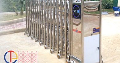 cổng xếp inox 304