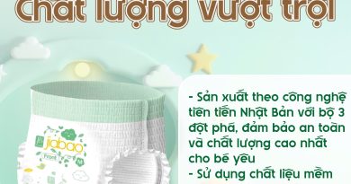 Bỉm Jiabao hỗ trợ chăm sóc bé
