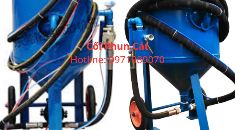 Cối phun cát 100L