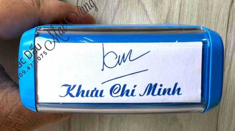 con dấu chữ ký có tên