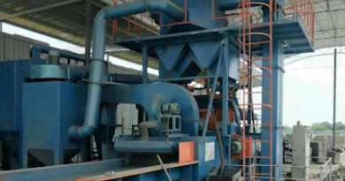 máy phun bi kết cấu thép