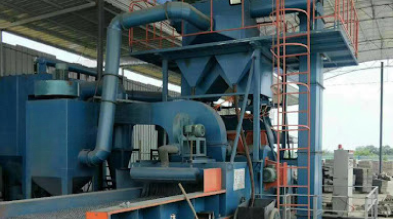 máy phun bi kết cấu thép