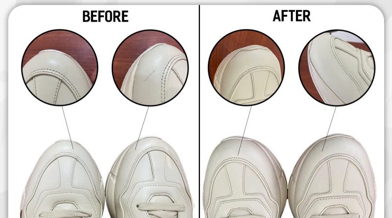 sơn lại giày bị tróc da