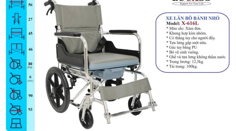 xe lăn lucass X-616L