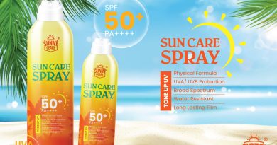 xịt chống nắng vật lý