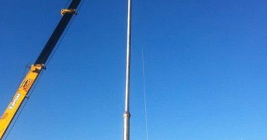 cột cờ inox ngoài trời