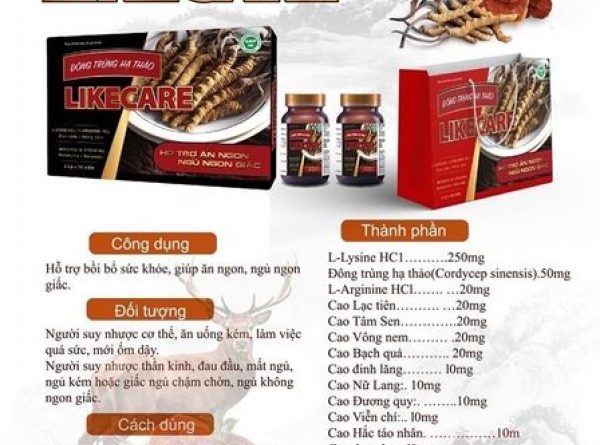 đông trùng hạ thảo Like Care