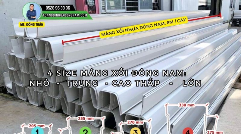 máng xối nhựa PVC