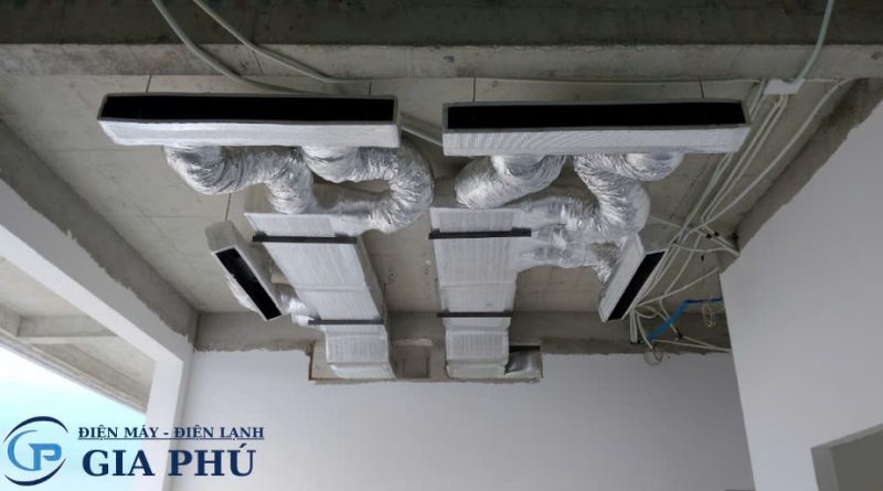 giá điều hòa âm trần nối ống gió