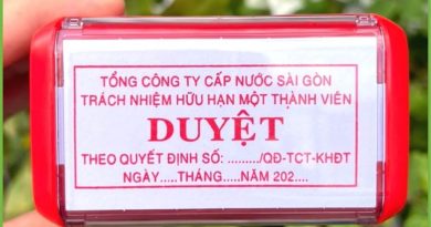 Khắc dấu phường Tân Thuận