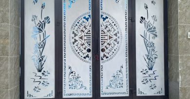 Cổng thép CNC sơn tĩnh điện