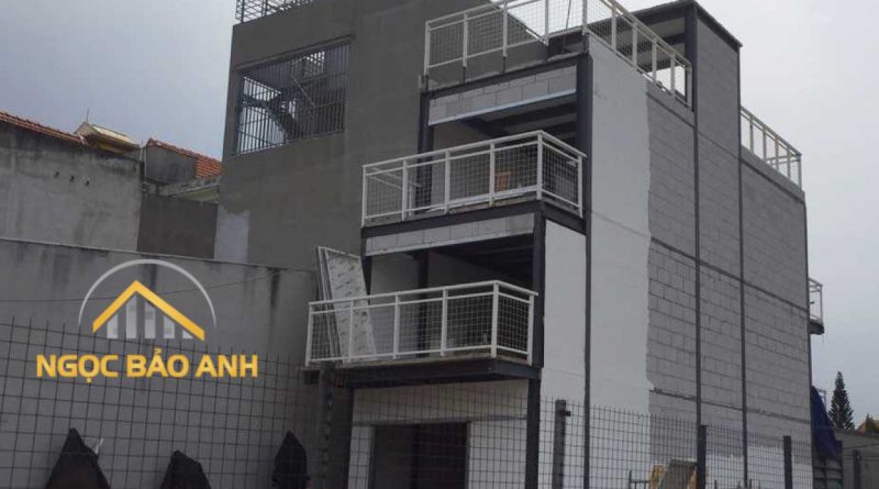 nhà thép tiền chế 3 tầng Biên Hoà