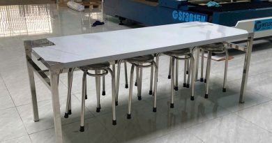 Gia công bàn ăn công nhân kích thước theo yêu cầu