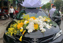 dịch vụ cắm xe hoa rước phật