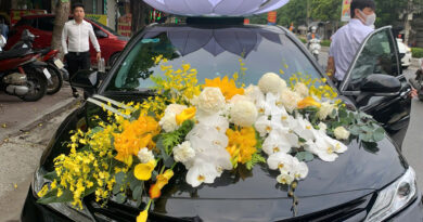 dịch vụ cắm xe hoa rước phật